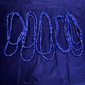 Blue Beaded Necklaces